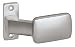 Produktbild Türknopf f.Rahmentüren fest/drehbar gekröpft auf Rosette VK 8mm Alu F1 naturf.