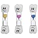 Smile Tooth 2 Minute Sand Timer Assorted Colors (2 Pack)