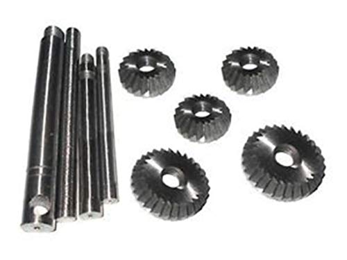 Kit d’outils de taille de siège de soupape et de face - Ensemble de 5 pièces pour voitures anciennes et motos | Outils et équipements de machine automobile de qualité supérieure pour moteurs à faire