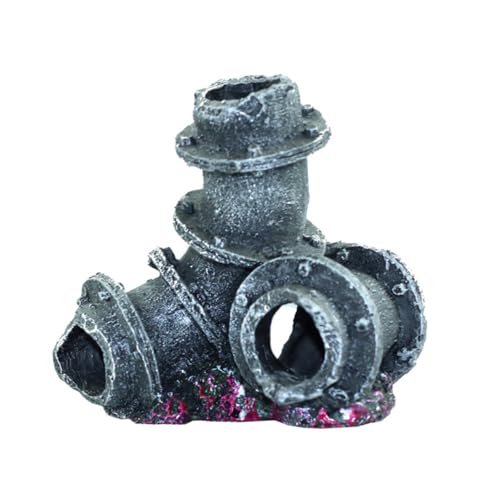 BESPORTBLE Aquarium Resin Fish Tank Cave Decor Shrimp Hideout Fish Tank Rocks Underwater Cave Accessories