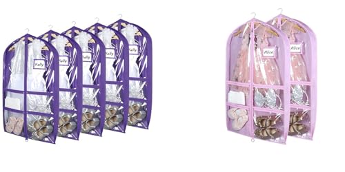 40'' Dance Costume Garment Bag(7 Pack & 2 Colors)