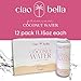 ciao bella Premium Coconut Water: All-Natural Hydration, Non-GMO, One Simple Ingredient 11.15 Fl Oz (Pack of 12)