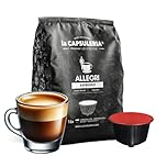 ALLEGRI, espresso (80 Capsules) compatible with Nescafé Dolce Gusto, 8 Boxes x 10 Pods (80 Servings Total), La Capsuleria