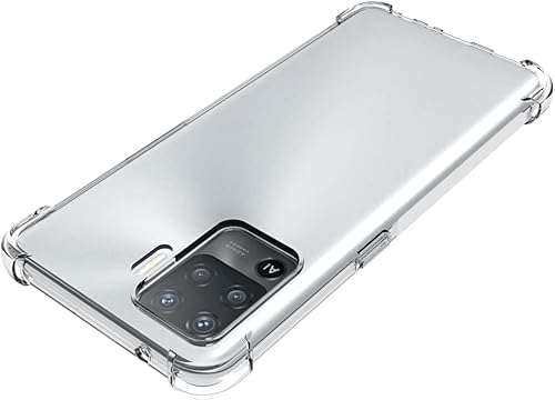 Miniatura 4 de Para Oppo Reno 5 Lite/Oppo A94 4G / Oppo F19 Pro/Reno 5F caso TPU transparente cuatro esquinas cubierta transparente suave funda