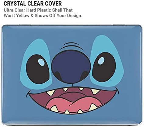 Skinit Case + Skin Compatible with MacBook Air 13in M1 (2021) - Officially Licensed Disney Stitch Up Close Design