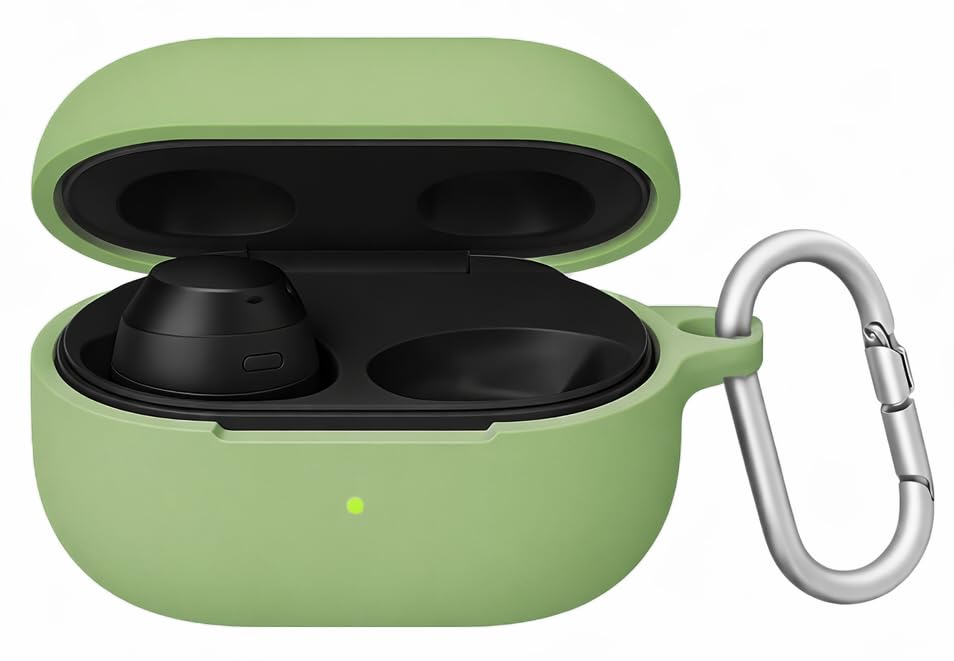 Image of Silicone Case Cover Compatible with Samsung Galaxy Buds Core (2025) (Matcha Green)