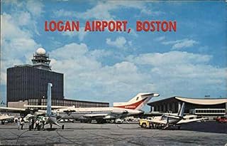 Logan International Airport Boston, Massachusetts MA Original Vintage Postcard