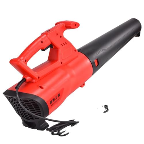 Eoweiot Soplador y aspiradora de Hojas, soplador de jardín portátil, Potente soplador de jardín de 5500 W, Control de 6 velocidades, práctico soplador y aspiradora. (20m)