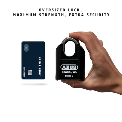 ABUS 190CS/60 High Security Solid Steel Combination Padlock, Closed Shackle by ABUS - Image 2