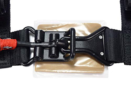 Proguard Black 4 Point Harness 2" Straps For Off Road Vehicle, Atv, Utv, Go Kart, Buggy, Side By Side, & Rock Bouncer (Four Pack) #TOP3
