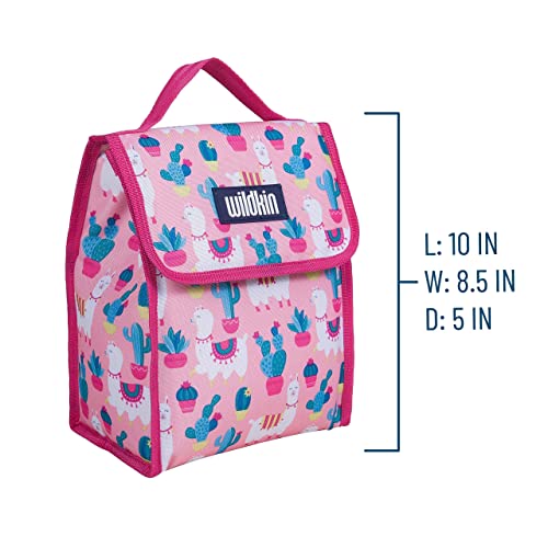 Wildkin Kids Lunch Bag Bundle With Face Mask (Llamas And Cactus) #TOP7