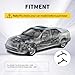 KAYULONE Front Lower Control Arm Fit for Acura TSX 2004-2008, Honda Accord 2003-2007 - 2 PCS Suspension Kit K640289 K640290