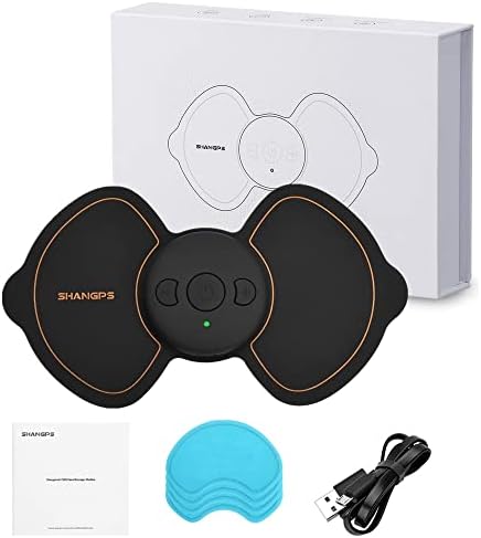 Wireless TENS Machine for Pain Relief, EOSVAP Rechargeable Compact TENS Unit EMS Muscle Stimulator, Portable Pain Management Device, Ideal for Stressed and Sore Muscles