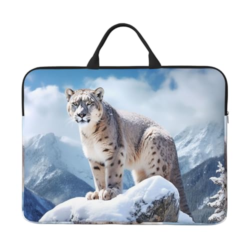 360 Protective 14" Laptop Case Snow Leopard Mountain Bag
