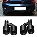 Spare Parts 1 Pair Quad Matte Stainless Steel Car Muffler Tip Exhaust Tip System Pipe Exhaust Tip 60MM 63mm For GTI MK7 Golf7(114MM)