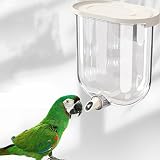 IYOIYA 鳥 水入れ 大容量 330ml 水飲み器 外付け 内付け インコ 自動 給水器 水漏れ防止 文鳥 セキセイインコ オカメインコ 水飲み 容器 給水ボトル 透明 ウォーターボトル 固定式 簡単設置 掃除ラクラク