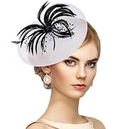 Zinniday Women's 1920s Peacock Feather Masquerade Mask for Halloween & Mardi Gras