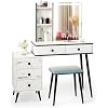 White, Rectangular Mirror