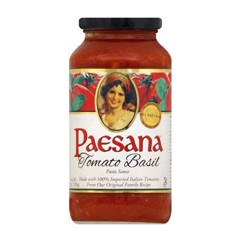 Paesana Tomato Basil Pasta Sauce 25 oz 1 pack Cover