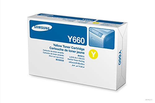 Samsung ST953A CLP-Y660A Toner Cartridge, Yellow, Pack of 1