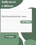 Large Magnetic Dry Erase Lined Paper, Handwriting Paper for Whiteboard, Reusable Lined Dry-Erase Sheets for Classroom, Strong Magnetic for Easy Use on Whiteboards & Metal Surfaces 17″×23″