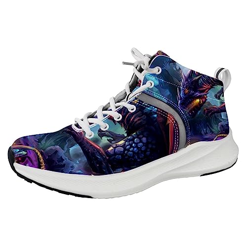 Tenis para correr para hombre, diseño de Dragon Planet, tenis