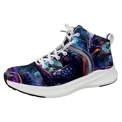 Tenis para correr para hombre, diseño de Dragon Planet, tenis para entrenamiento, caminar, gimnasio, Multicolor, 11 US | Ya disponible en tu tienda friki favorita! En mundofriki.es!