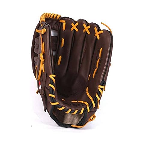 GL-127 REG braun Baseball Handschuh, Echtleder, Wettkampf, Outfield & Softball Grösse 12,7 Cover