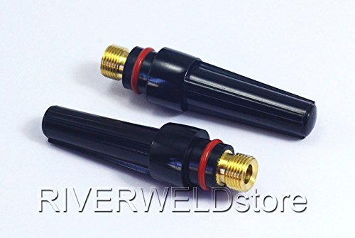 Image of RIVERWELD TIG Welding Back Cap 57Y03 Medium for WP 17 18 26 Torch 5pcs | for QQ300 PTA DB SR WP 17 18 26 TIG Welding Torch