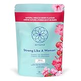 Creatine for Women by Niyama Wellness - Strong Like a Woman - 5g of micronized Creatine Monohydrate per Scoop - With D3, Magnesium & Electrolytes - Made in Canada - Hibiscus Berry - 45 Servings