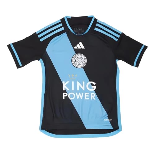 Image of Adidas 2023-2024 Leicester City Away Shirt (Kids) Navy