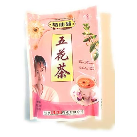 Ge Xian Weng Five Flowers Herbal Tea (10gx16)-2 Pack五花茶 Cover