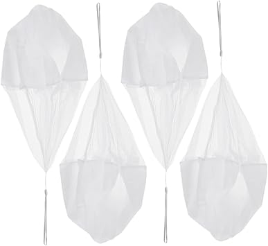 4 Pack Hand Throw Parachute Toys for Boy Girl, Outdoor Flying Fun