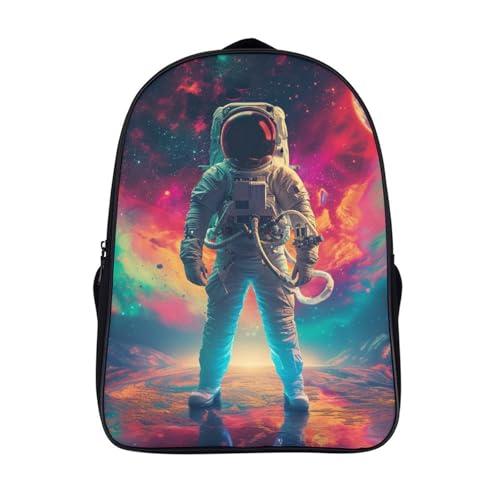 Mochila infantil 3D espacio para primaria con estuche y bolsa de merienda