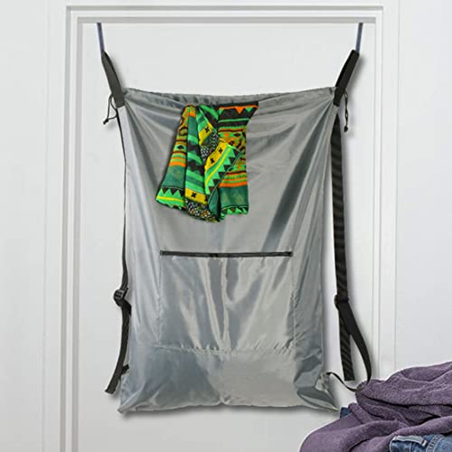 Large Laundry Backpack For College Students 29" X 19" With Adjustable Straps & Handles, Can Hanging Carry Laundry Hamper Bag Pocket For Travel And Camping #TOP3
