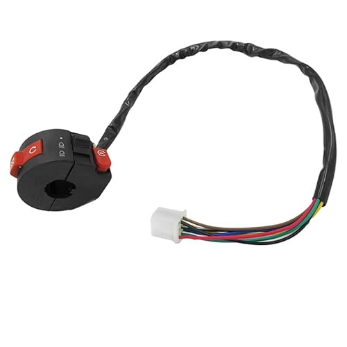 ATV Light Button Switch 3 Function Left Handlebar Switch Assembly