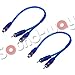 Produktbild 2 Cinchstecker Splitter-Kabel / Y-Adapter, 1 Buchse auf 2 Audio-Stecker für Sono-Verstärker
