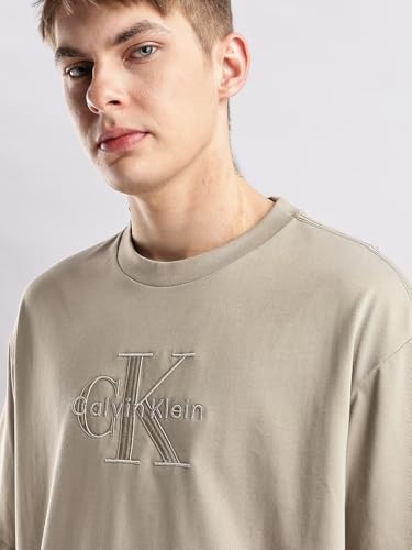 Image of Embroidered Logo Relaxed-Fit Cotton T-Shirt