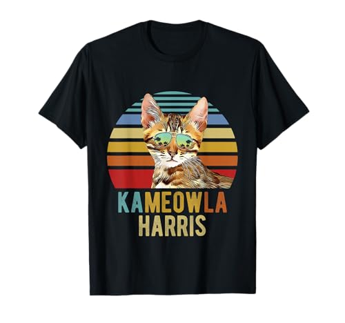 Gato Señoras para Kameowla Funny Cat Kamala Harris 2030 Camiseta