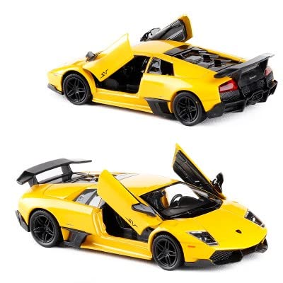 ダイキャストカー ランボルギーニ ムルシエラゴ イエロー 1/18 ヨドバシ.com - JOZEN ジョーゼン JDC5004-OR [キャストワールド