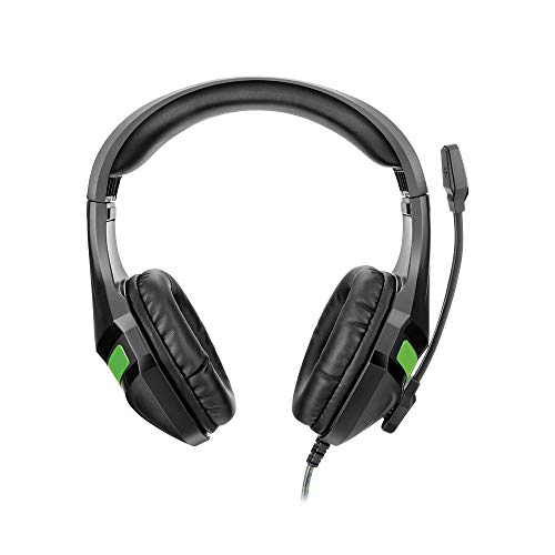 Headset Gamer Harve P2 Stereo Preto/Verde Warrior - PH298