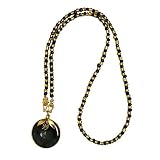 Heavens Tvcz Jade Donut Real Gems Pendant Lucky Coin Green Natural Carved Good Fortune Jewelry for W
