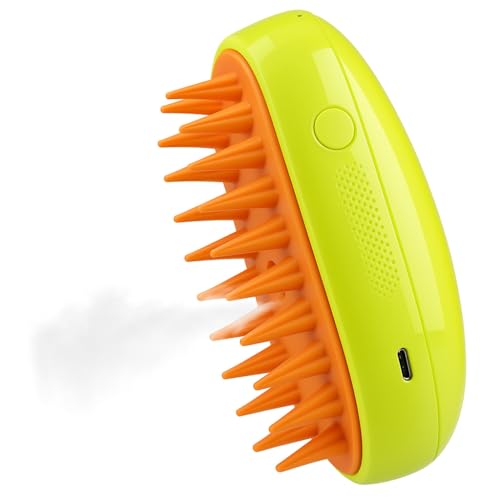 Escova de Vapor para Remover Pelos de Animais - Higieniza, Remove Pelos dos Pets e Relaxa - Portátil