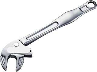 Llave de boca ancha ajustable Llave de garra cangrejo acero al cromo-molibdeno, llave trinquete ajustable alta resistencia, mandíbula ancha for el hogar(13-16mm)