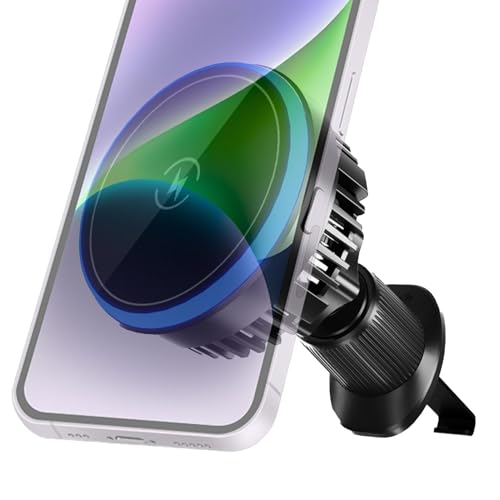 Cargador de teléfono móvil inalámbrico y soporte magnético para automóvil
