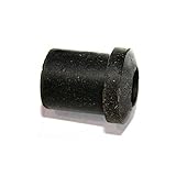 jumelle jeep Silent bloc de jumelle de ressort suspension (1/2) pour JEEP WRANGLER YJ de 1987 à 1996 Caractéristiques: Diamètre de la collerette 38 mm Diamètre intérieur 18 mm Longueur totale 43 mm longueur sous collerette 35.5 mm Diamètre sous la collerette 31 mm