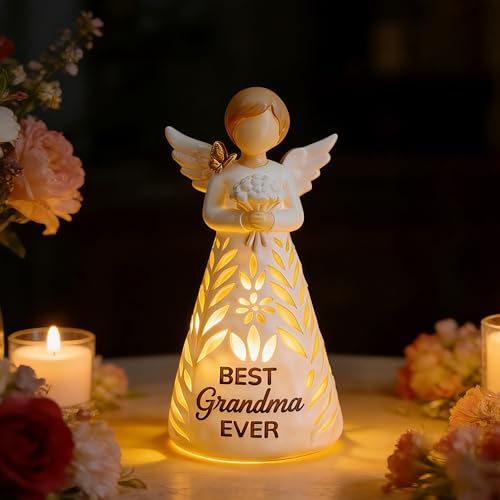 Great Grandma Birthday Gifts - Best Grandma Ever Figurines Lights