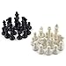 DINOBROS Chess Pieces Only Magnetic Plastic Chessman Set for Replacement of Missing Pieces - Complete Set of 32 Unweighted Game Pawns
