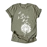 Yowablo T-Shirts Amusants pour Femmes à Manches Courtes T-Shirts décontractés pour Femmes Bas pour Femmes Hauts Chemise Dentelle Noire