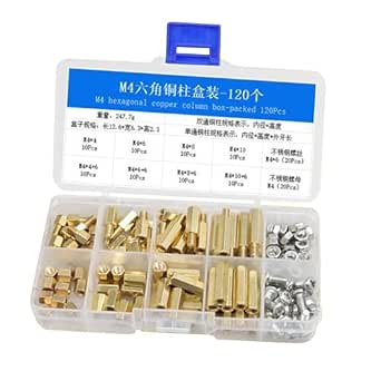 Kit 10 Distanziali A Doppia Testa In Acciaio Inox – Per Fissaggio Vetro, Legno, Plastica